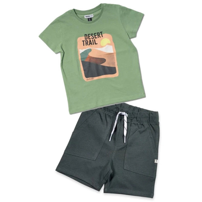 Conjunto Short Ropa de Niño Nathkids KB04X101V1(4.0-16.0)