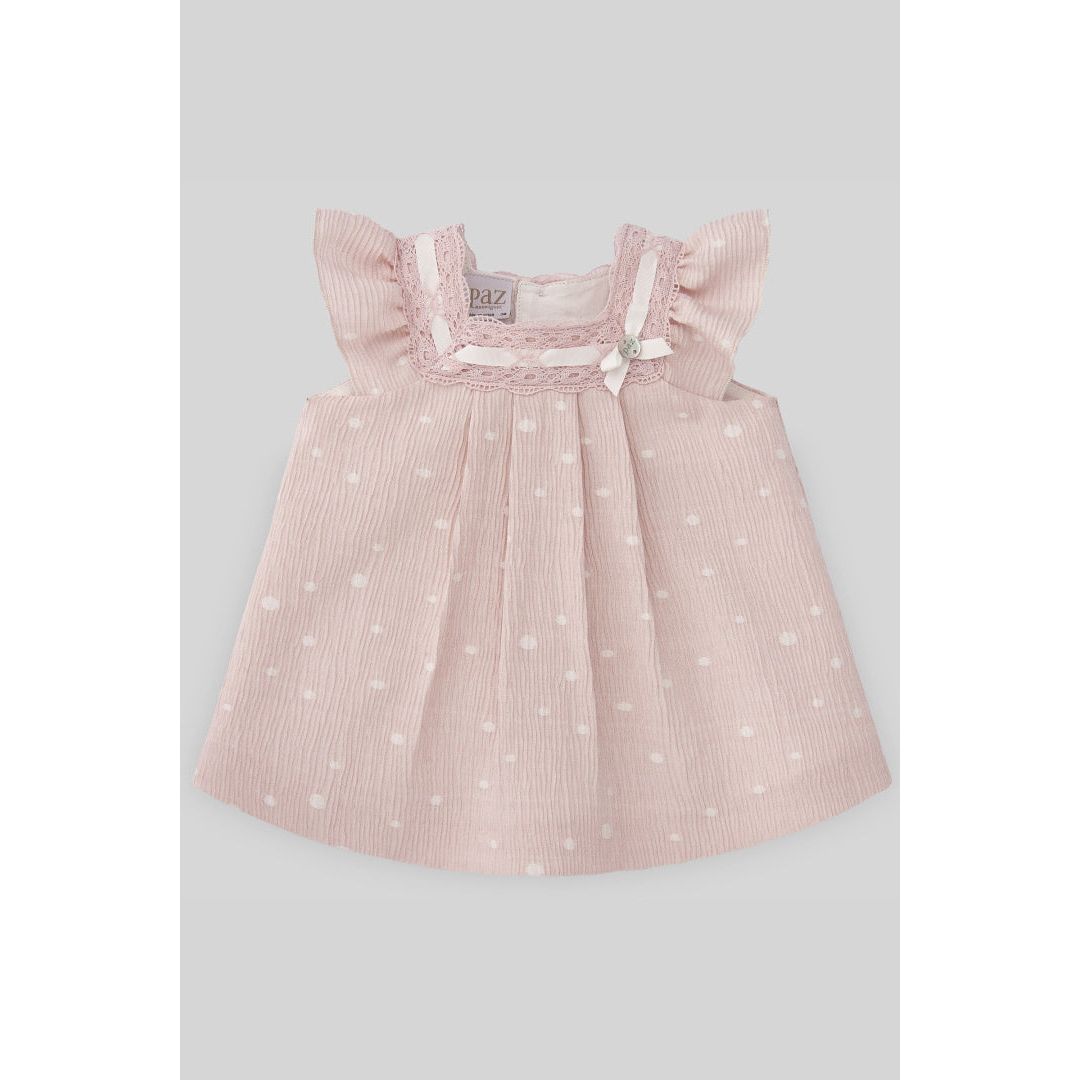 Vestido Infante Ropa de Bebe Paz Rdz. 150577-042(6M-8)