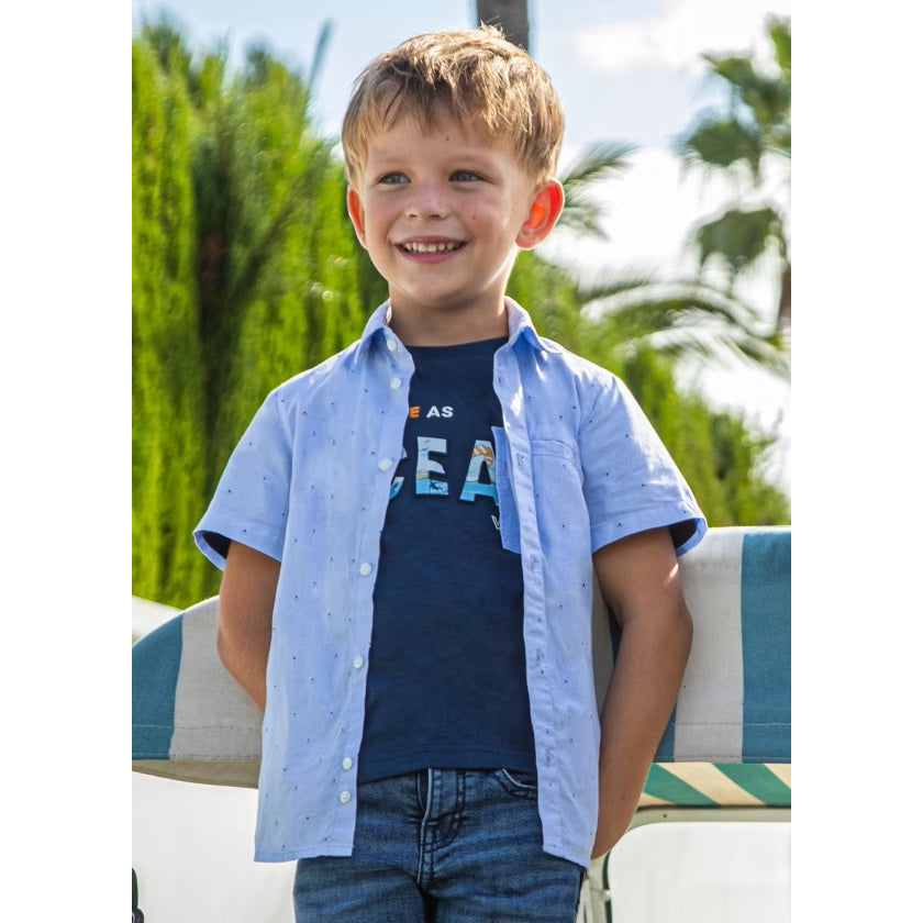 Camisa M/corta Ropa de Niño Mayoral 3163-041(2.0-9.0)