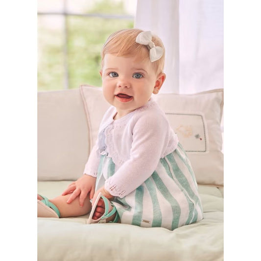 Vestido Infante Ropa de Bebe Mayoral 1820-060(0-1M-18M)