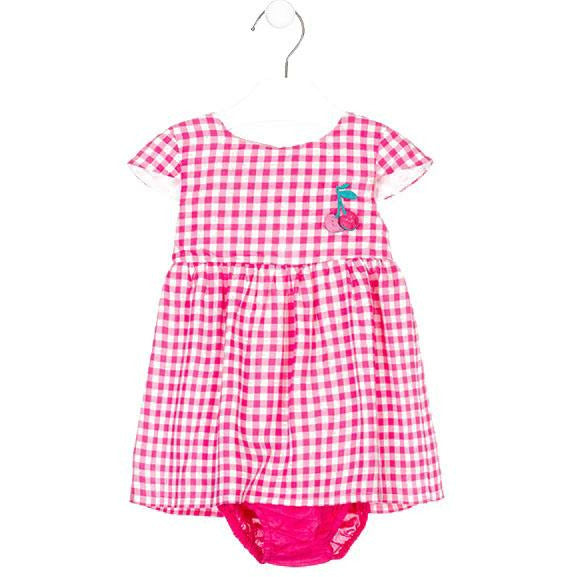 Vestido a cuadros bebe 018-7022