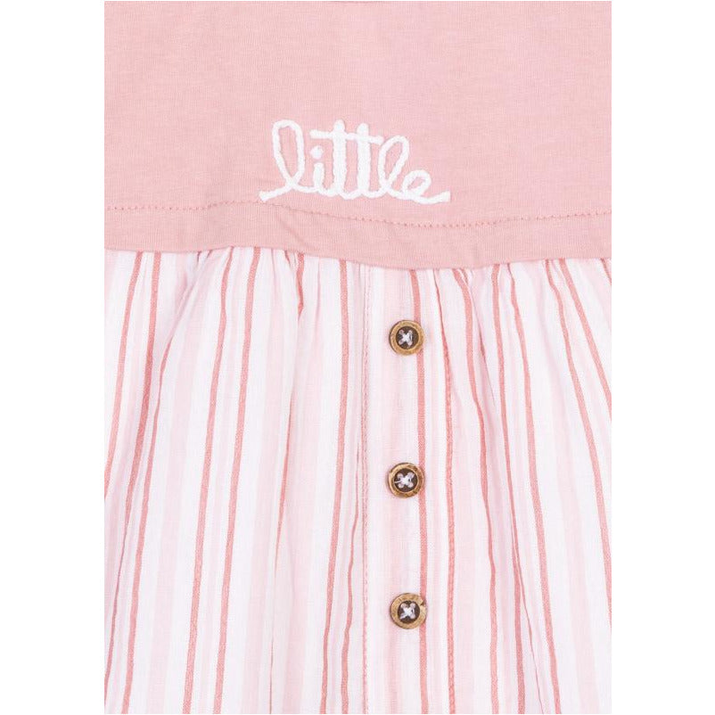 Vestido con botones decorativos bebe 118-7004