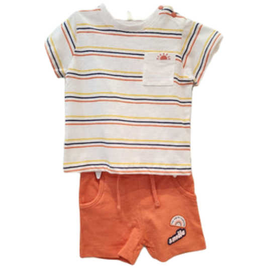 Cjto 2 Tienda Bebo Ropa de Bebe Losan 317-1025AL(3-6M-18-2)