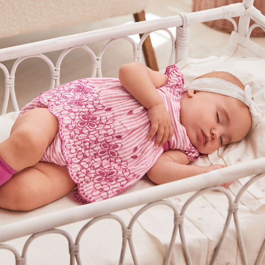 Vestido Newborn Ropa de Bebe Mayoral 1814-036(0-1M-18M)